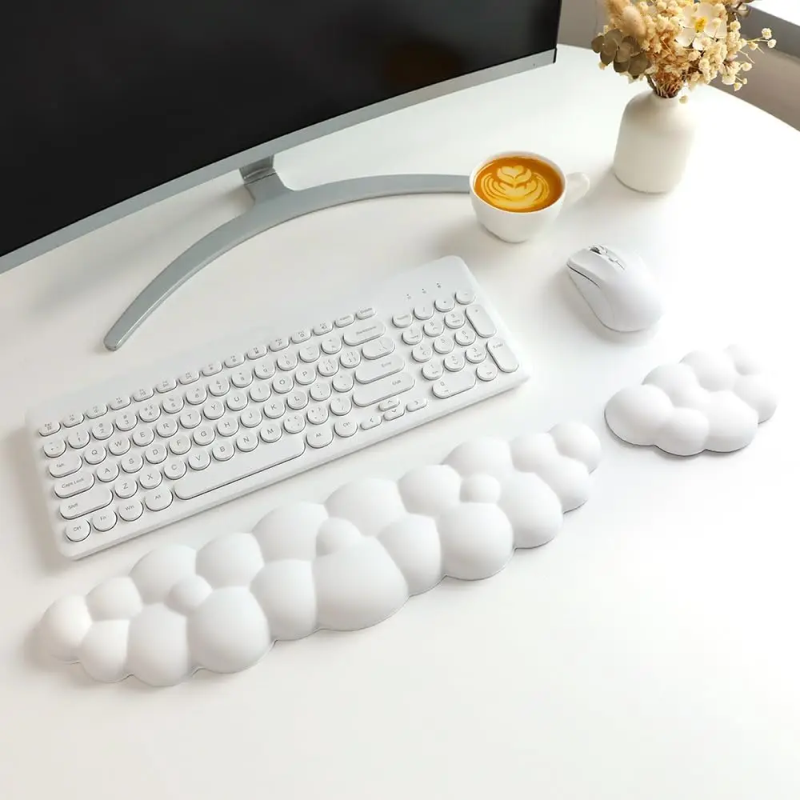 Cloud Keyboard Wrist Rest | Aesthetic Room Decor
