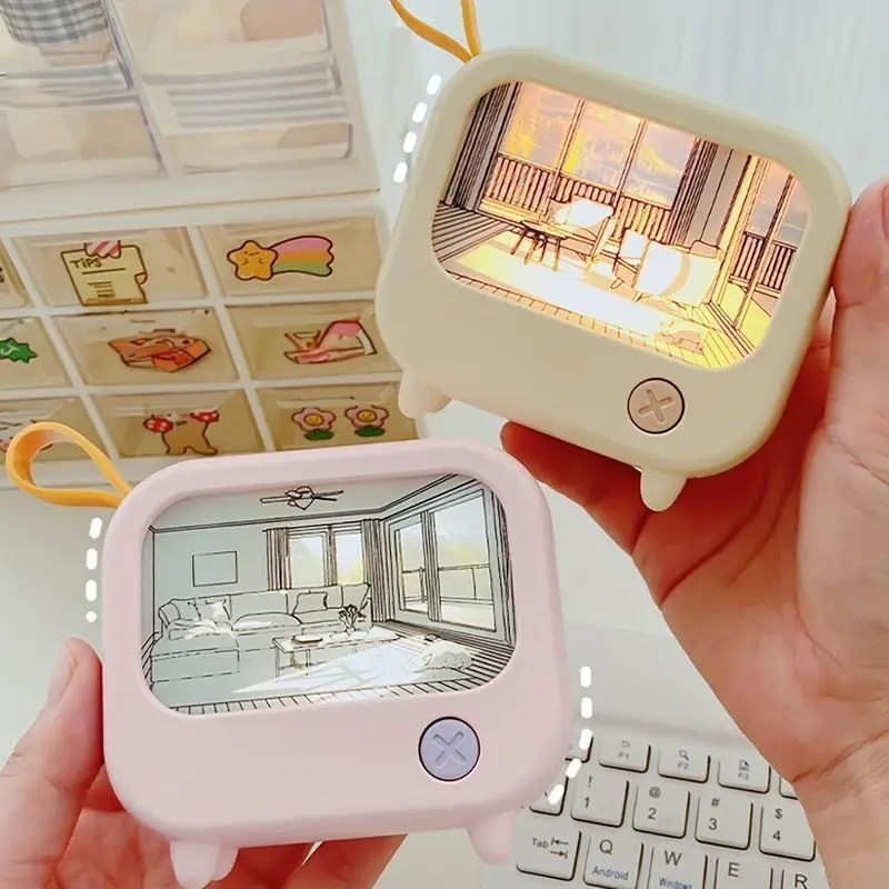 Mini TV Night Light | Aesthetic Room Decor