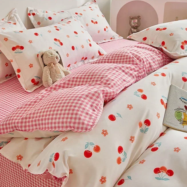 Aesthetic Bedroom Decor | Sweet Cherry Duvet Set