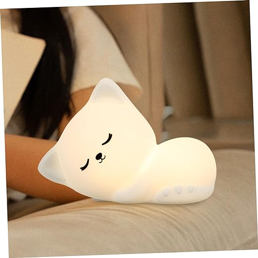 Glowing Kitty Night Lamp | Aesthetic Room Decor