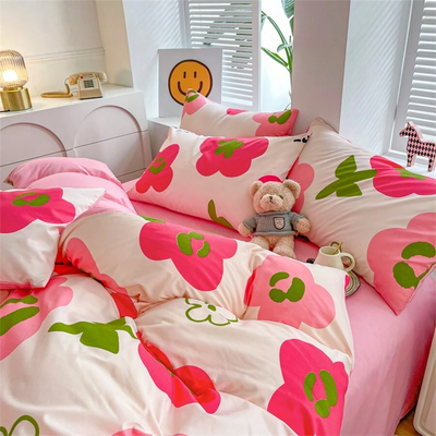 Kawaii Girl Bedding Set | Aesthetic Room Decor