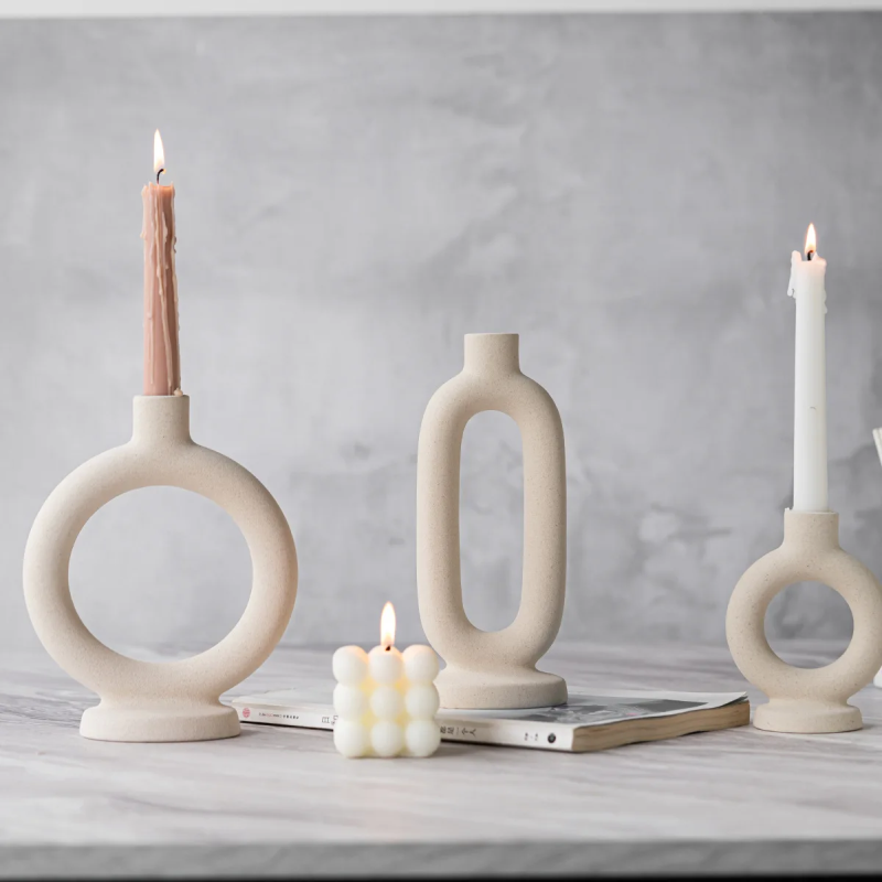 Circle Candle Holder | Aesthetic Room Decor