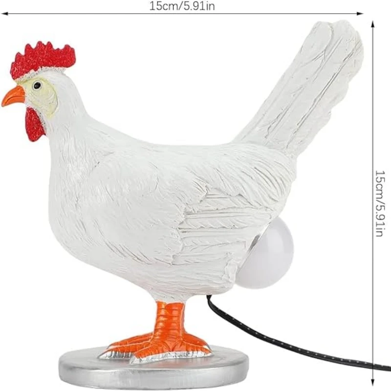 Quirky Chicken Lamp | Aesthetic Room Decor