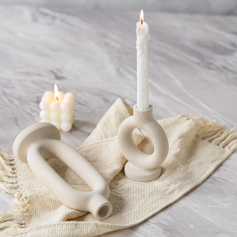 Circle Candle Holder | Aesthetic Room Decor