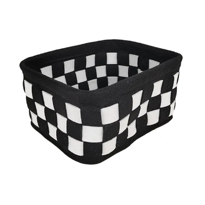 Checkered Storage Box | Aesthetic Room Decor