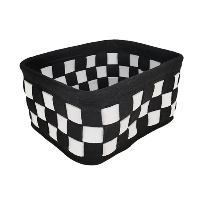 Checkered Storage Box | Aesthetic Room Decor
