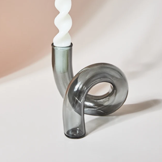 Curly Candle Holder | Aesthetic Room Decor