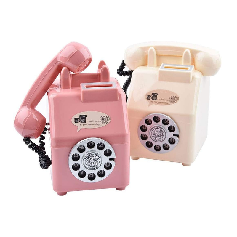 Retro Telephone Money Box | Aesthetic Room Decor