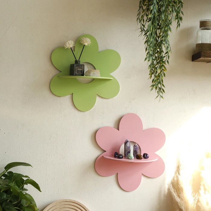 Daisy Flower Shelf | Aesthetic Room Decor