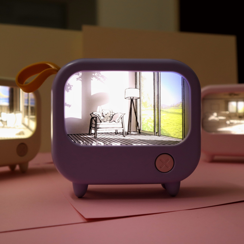 Mini TV Night Light | Aesthetic Room Decor