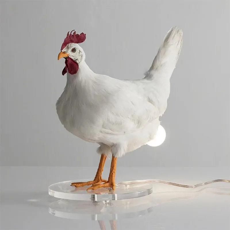 Quirky Chicken Lamp | Aesthetic Room Decor