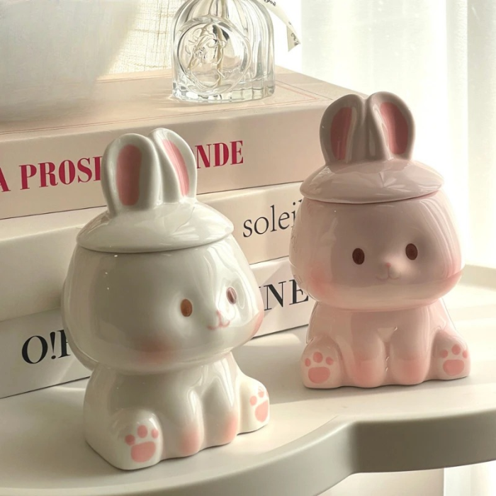 Kawaii Bunny Mug | Aesthetic Room Decor