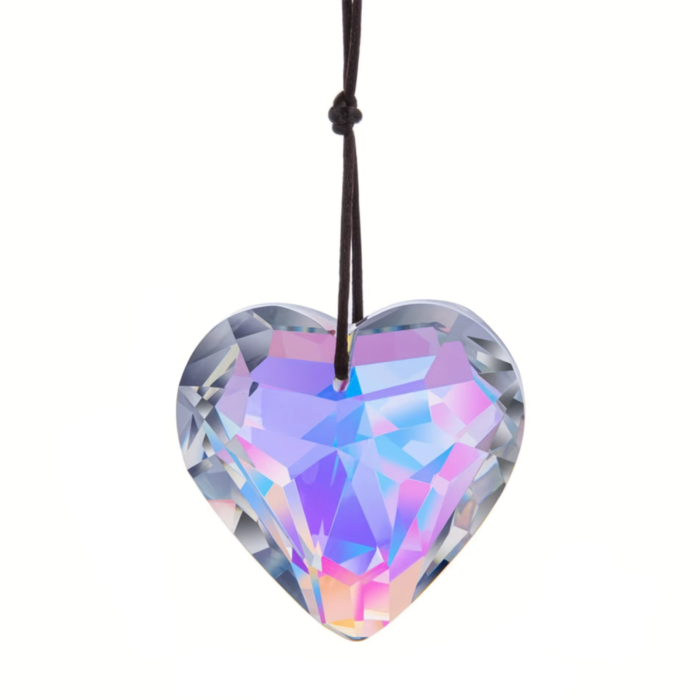 Crystal Heart Suncatcher | Aesthetic Room Decor
