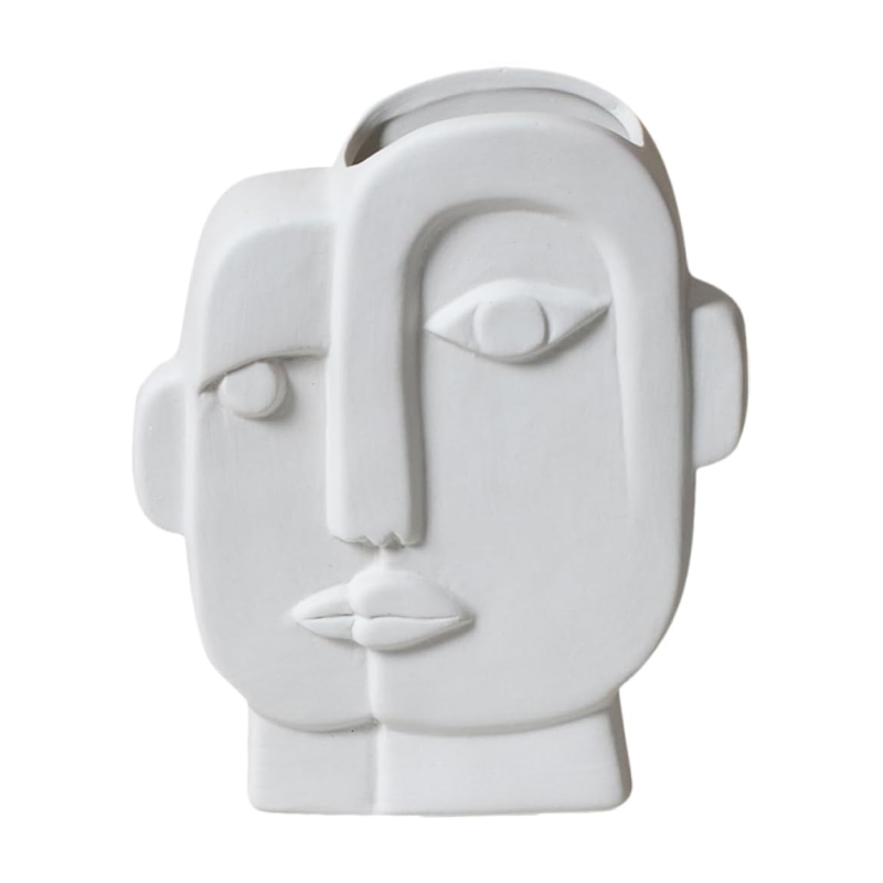 Abstract Face Ceramic Vase | Aesthetic Room Decor