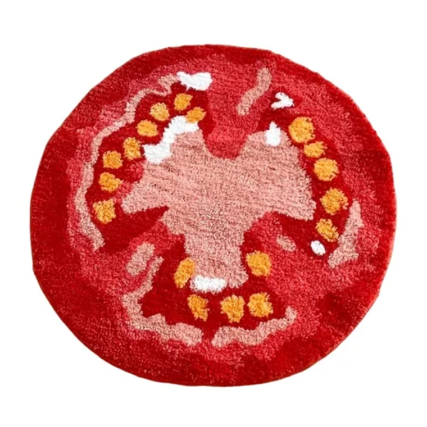 Tomato Rug | Aesthetic Room Decor
