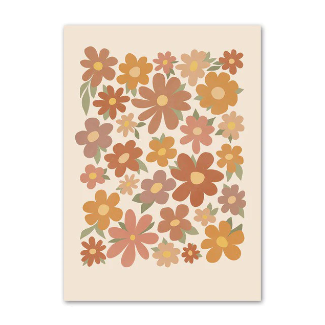 Pastel Brown Aesthetic Poster | Aesthetic Wall Decor