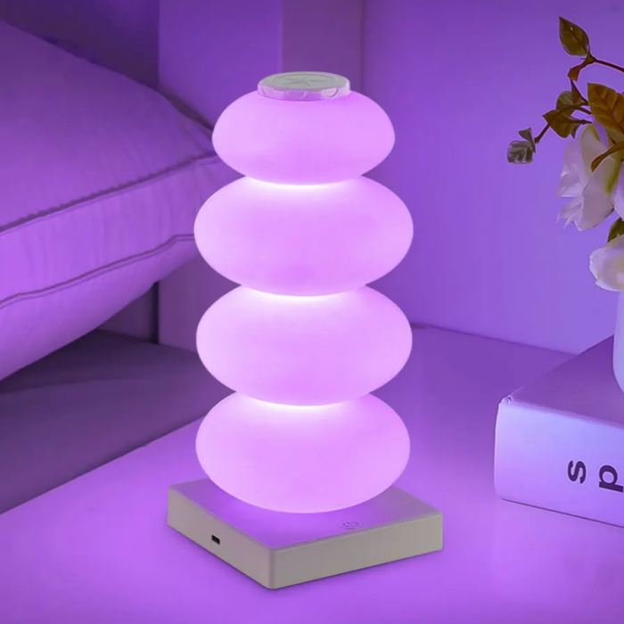 Glowwave GlowWave RGB Table Lamp – Rechargeable 16 Color LED Mood Light