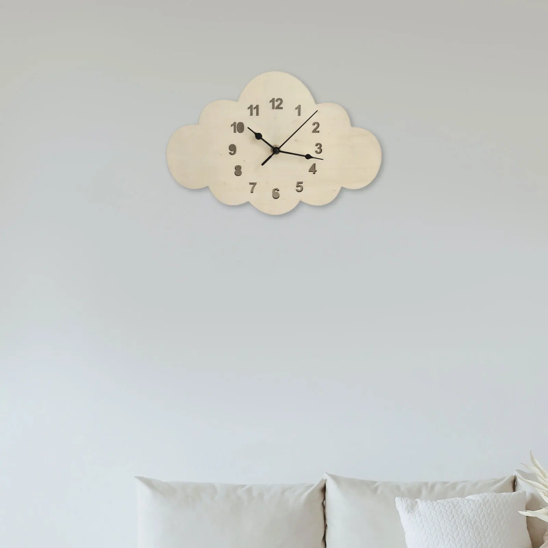 Cloud Wall Clock | Aesthetic Room Decor