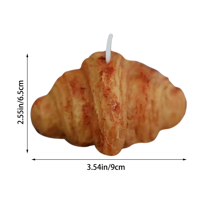 Croissant Candle | Aesthetic Room Decor