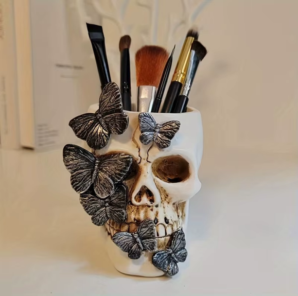 Goth Girl Makeup Holder | Aesthetic Roomcore