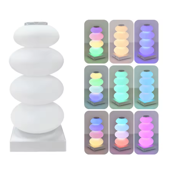 Glowwave GlowWave RGB Table Lamp – Rechargeable 16 Color LED Mood Light