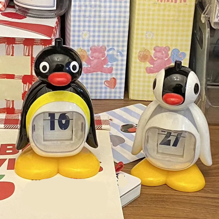 Perpetual Penguin Calendar | Aesthetic Room Decor