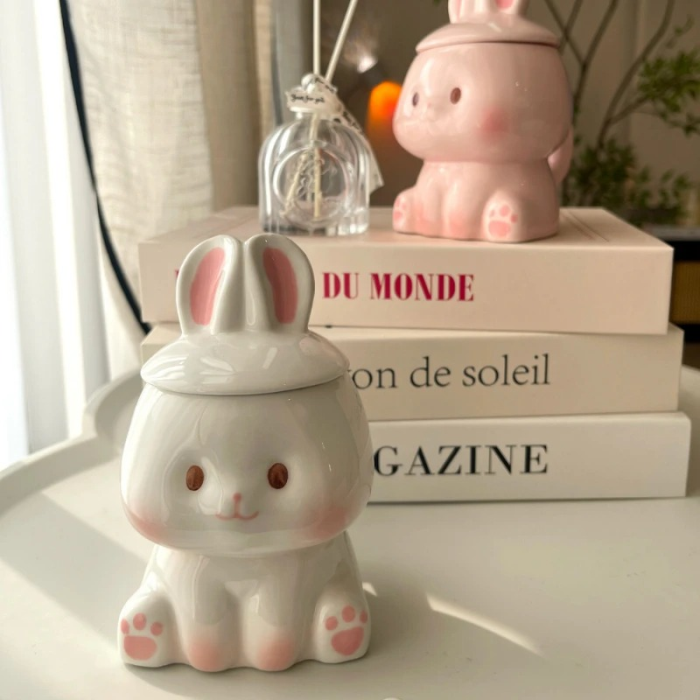 Kawaii Bunny Mug | Aesthetic Room Decor