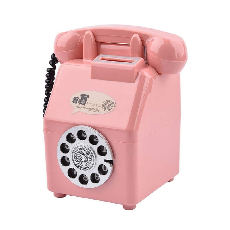 Retro Telephone Money Box | Aesthetic Room Decor