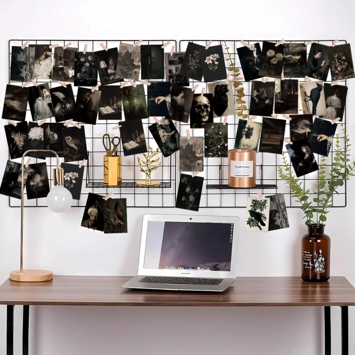 Classic Goth Wall Collage | Aesthetic Wall Decor