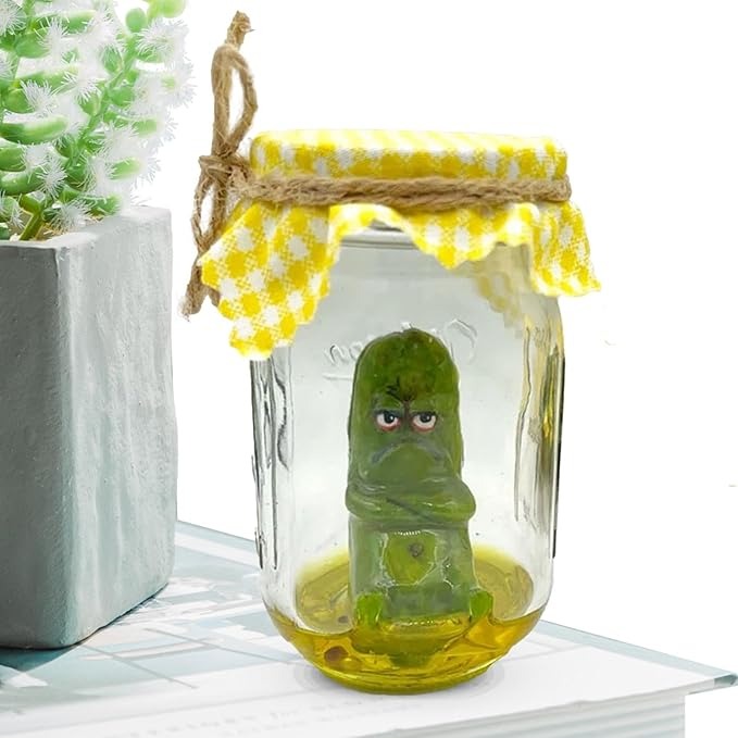 Grumpy Pickle In A Jar | Aesthetic Room Decor