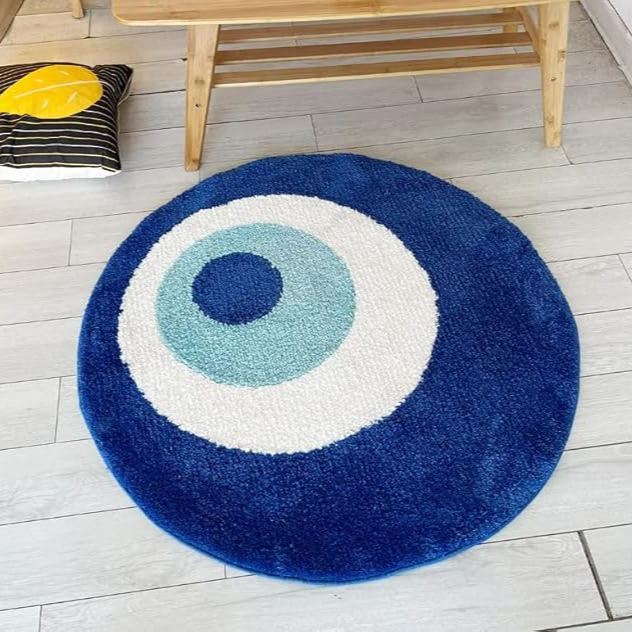 Evil Eye Rug | Aesthetic Room Decor