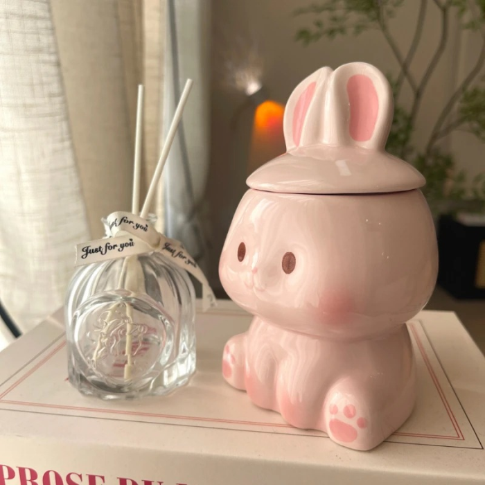 Kawaii Bunny Mug | Aesthetic Room Decor