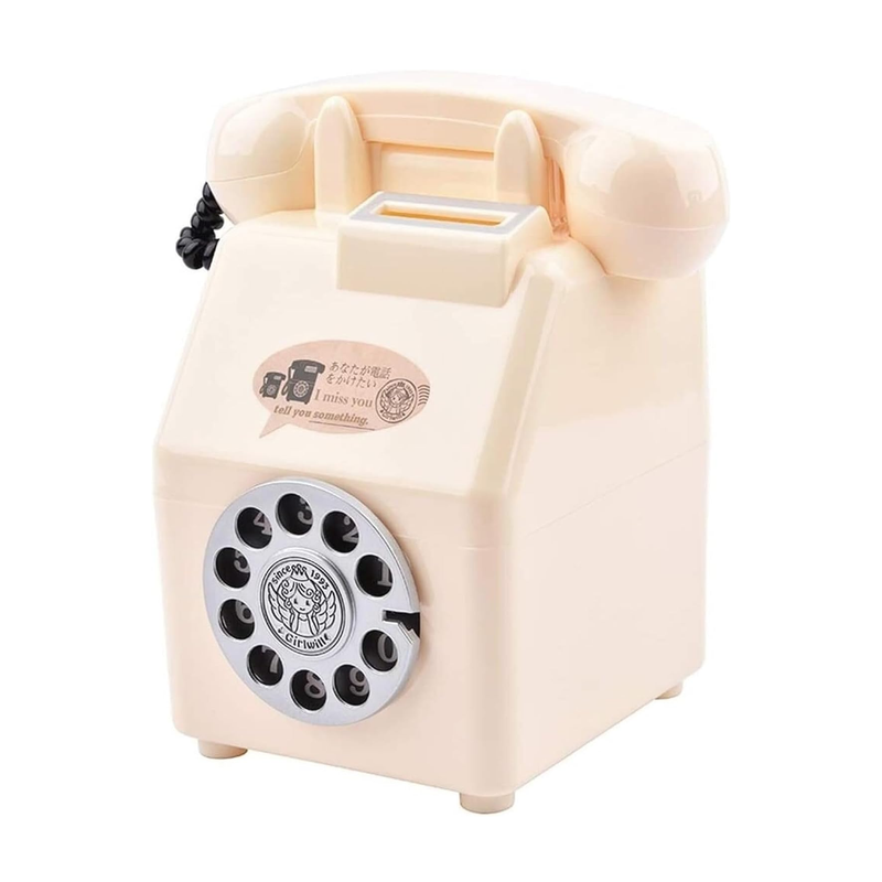 Retro Telephone Money Box | Aesthetic Room Decor