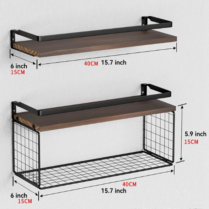 Double Level Wall Shelf | Aesthetic Room Decor