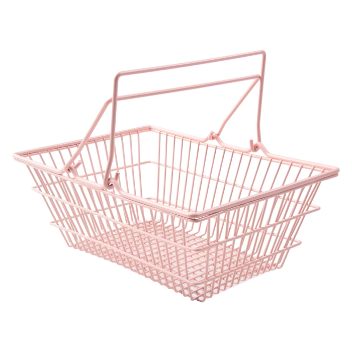 Pink Storage Basket | Aesthetic Room Decor