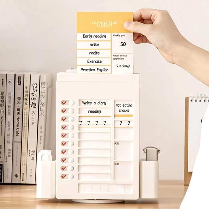 Self Discipline Desk Organizer | Aesthetic Room Decor