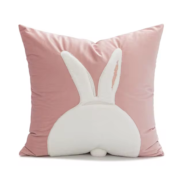 Cute Bunny Pillow Case | Aesthetic Room Decor