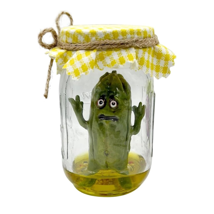 Scared Pickle In A Jar | Aesthetic Room Decor