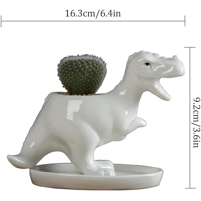 t rex plant pot 1PC Dinosaur Succulent Flower Pot Animal Shaped Flowerpot