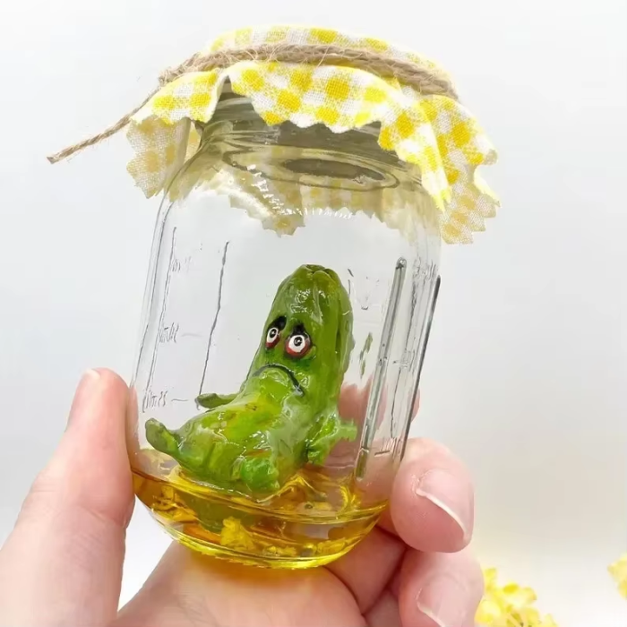 Sad Pickle In A Jar | Aesthetic Room Decor