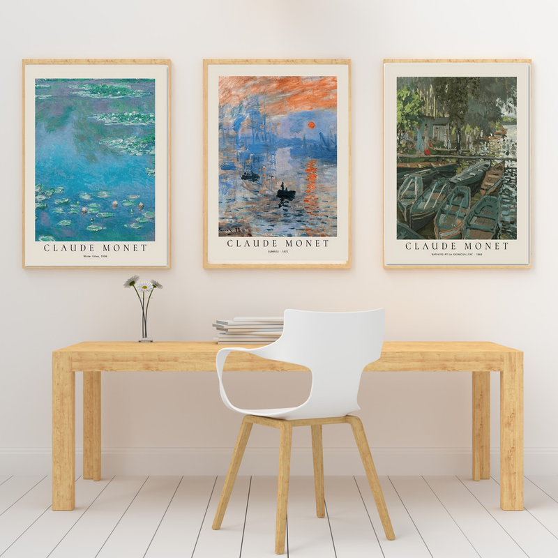 Cloud Monet Prints | Aesthetic Wall Decor