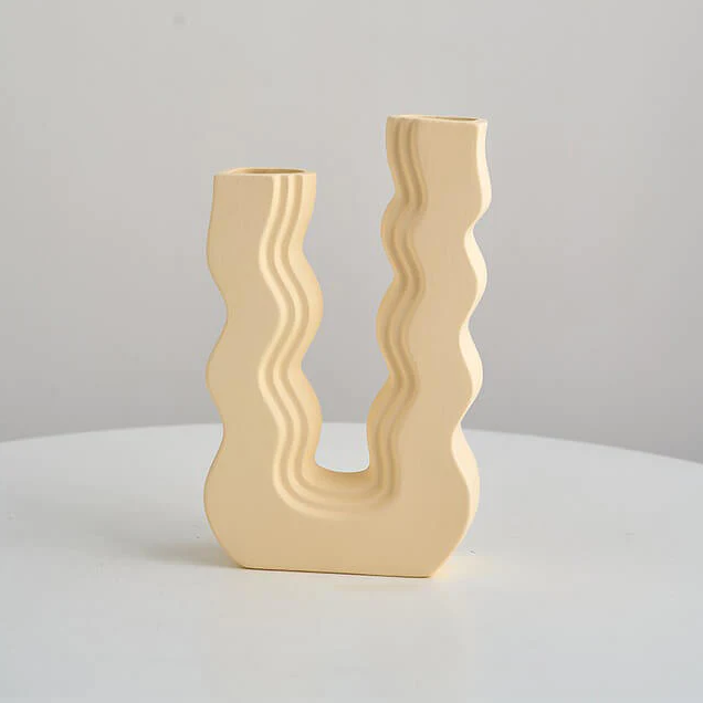 Groovy Ceramic Vase | Aesthetic Room Decor