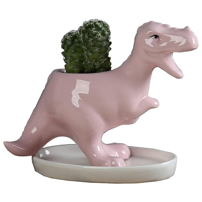 t rex plant pot 1PC Dinosaur Succulent Flower Pot Animal Shaped Flowerpot