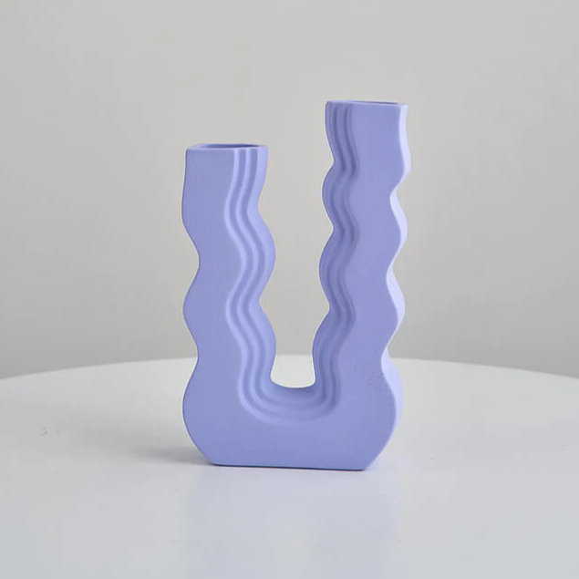 Groovy Ceramic Vase | Aesthetic Room Decor