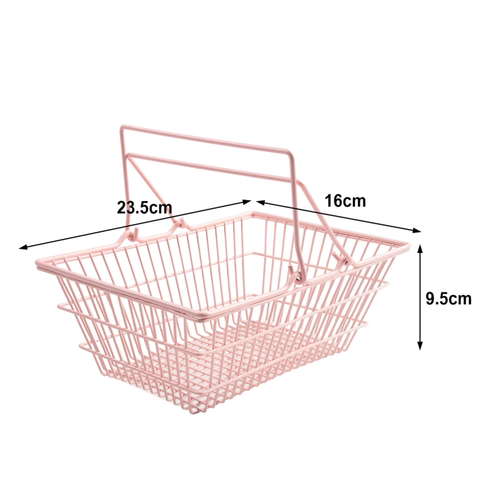 Pink Storage Basket | Aesthetic Room Decor