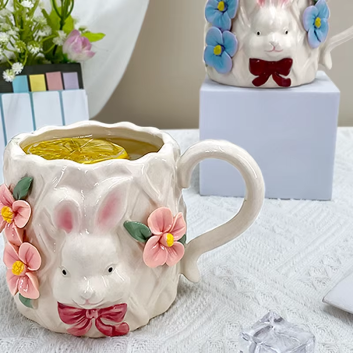 Easter Bunny Mug | Aesthetic Room Decor