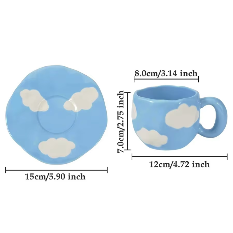 Blue Sky Mug | Aesthetic Room Decor