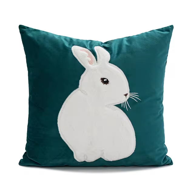 Cute Bunny Pillow Case | Aesthetic Room Decor