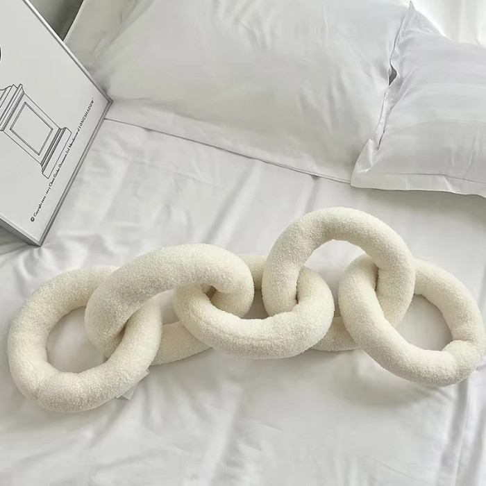 Chain Pillow Chain Lock Pillow | Aesthetic Room Decor