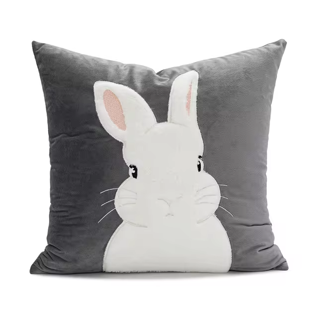 Cute Bunny Pillow Case | Aesthetic Room Decor